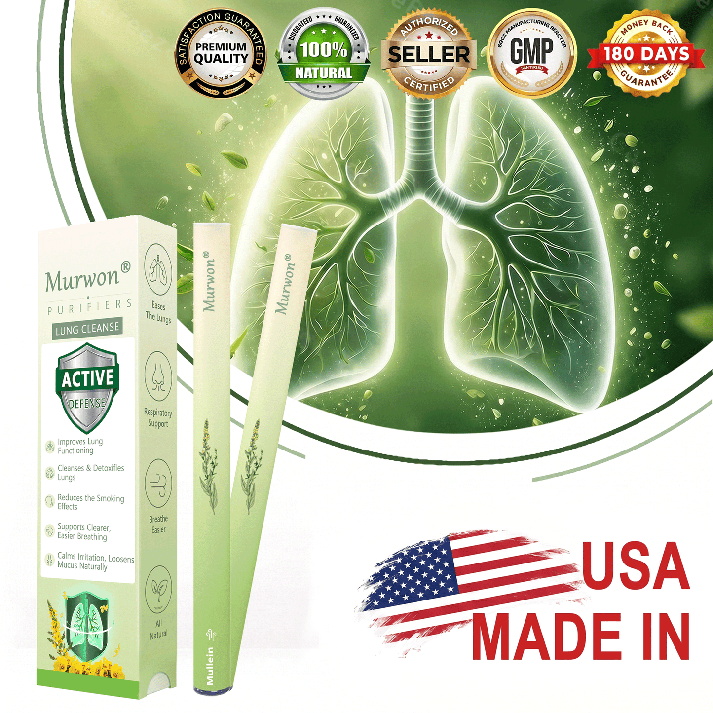 🇺🇸 𝐏𝐫𝐨𝐮𝐝𝐥𝐲 𝐌𝐚𝐝𝐞 & 𝐒𝐡𝐢𝐩𝐩𝐞𝐝 𝐢𝐧 𝐭𝐡𝐞 𝐔𝐒A✨𝐌𝐮𝐫𝐰𝒐𝒏® 𝐁𝐨𝐭𝐚𝐧𝐢𝐜𝐚𝐥 𝐌𝐮𝐥𝐥𝐞𝐢𝐧 𝐋𝐮𝐧𝐠 𝐂𝐥𝐞𝐚𝐧𝐬𝐞 𝐃𝐢𝐟𝐟𝐮𝐬𝐞𝐫🔥(👨‍⚕️Cough, Pharyngitis, shortness of breath, sputum, stuffy nose, bronchitis, bronchitis, allergy symptoms, lung discomfort)6💕