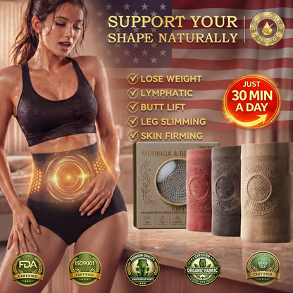 2026 Moringa & Berberine 4-in-1 Micro-Particle Shaping & Fat Burning Shorts